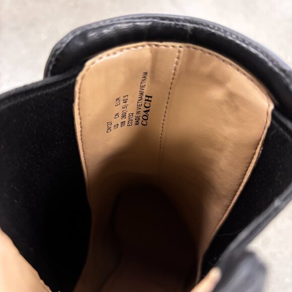 Coach Geneva Black Leather Bootie - Picture 7 of 7